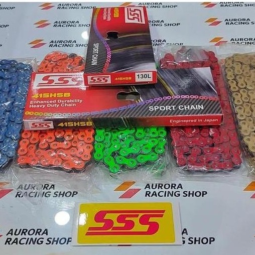 Gear Set SSS 415 Ninja 150 R - RR & Rantai SSS 415 HSB Colour Series