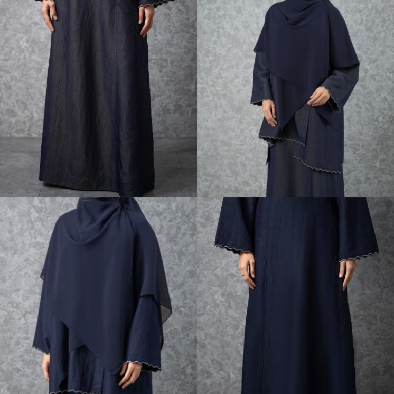 QUIET BLUE TUNIC QUIET BLUE SKIRT BY HEYLOCAL. ID