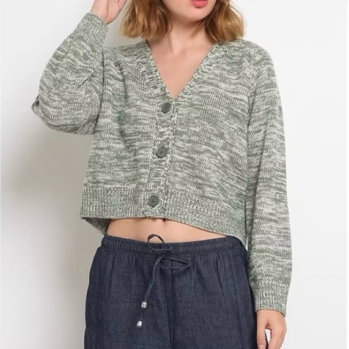 ET CETERA Crop Cardigan