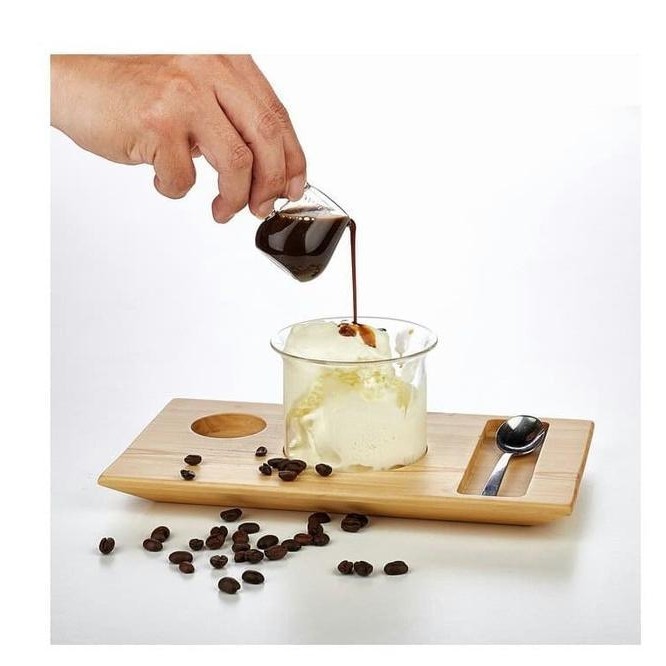 SUJI Affogato-Menyajikan Es Krim Gelato Kopi Gelas Glass Espresso