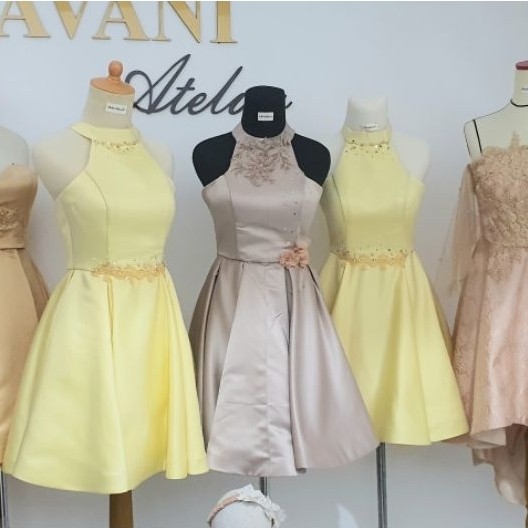 gaun pesta gold / gaun sister / gaun mama by Lavani Atelier