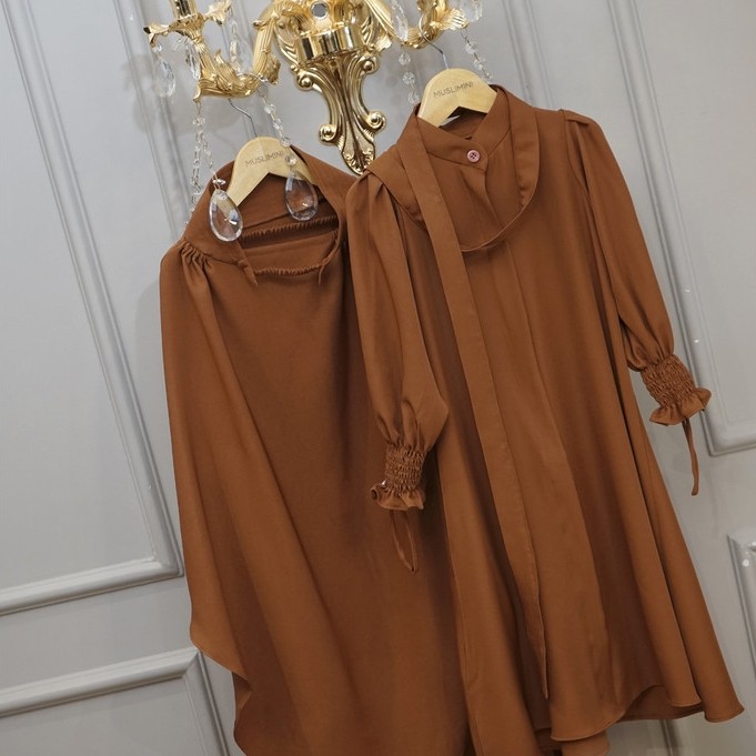 Muslimini Queen Series Gamis Anak - Caramel