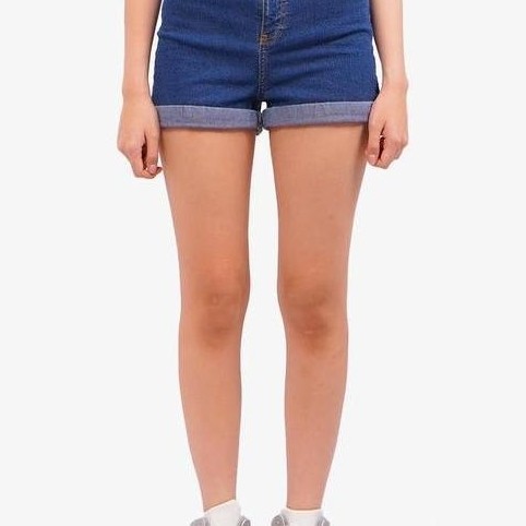 COLORBOX Roll Up Denim Shorts I-SPDBSC524O003 Med Blue (TERBAIK) (TERBARU) (TERMURAH)