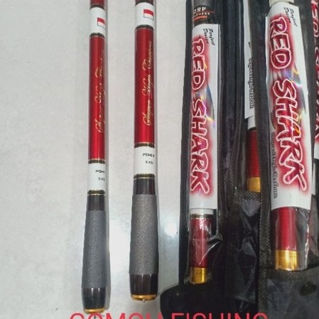 New Bayar ditempat] TEGEK GAMARU RED SHARK 270 360.450 (ros pendek 36cm)