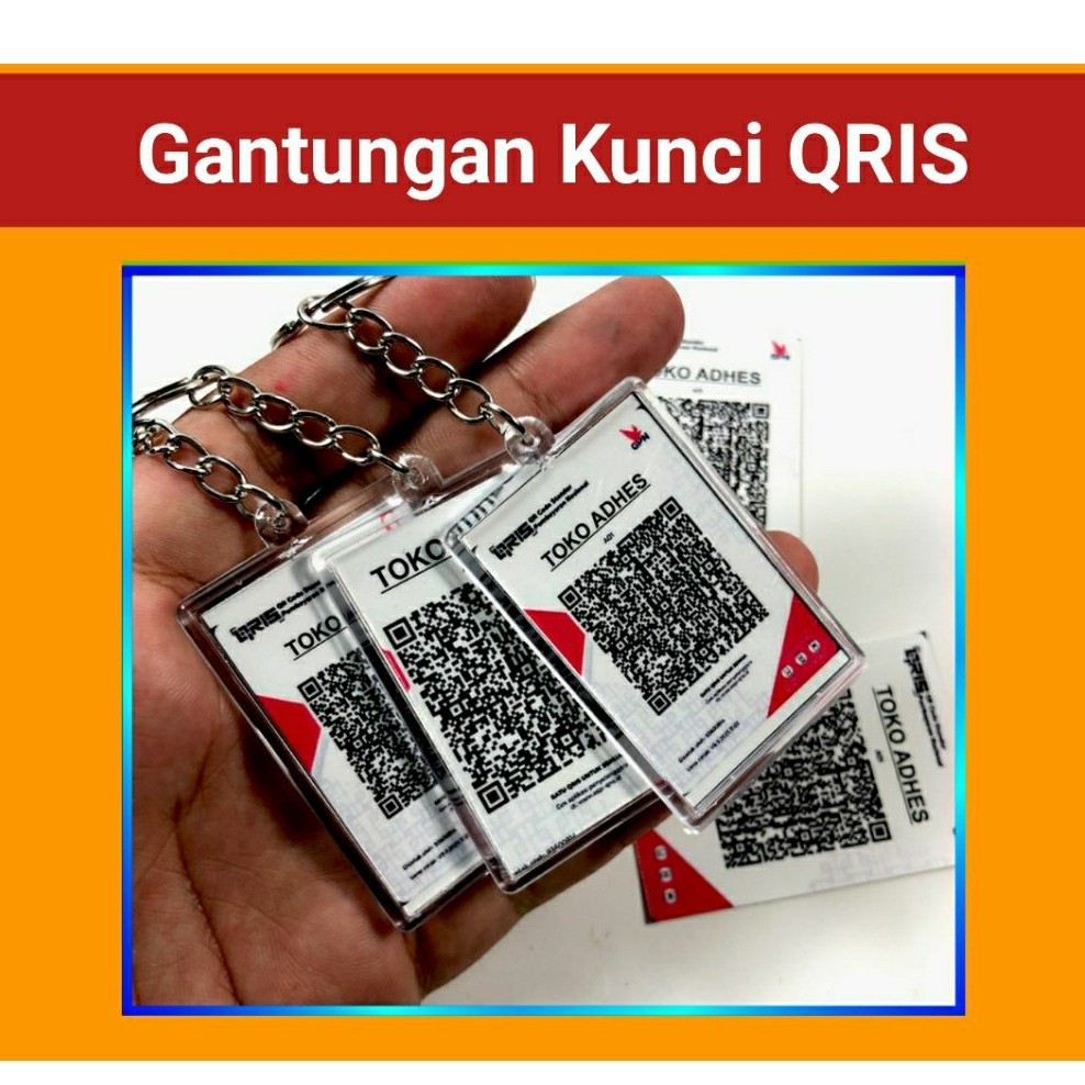 Gantungan Kunci Qris Akrilik 1 Hari Jadi