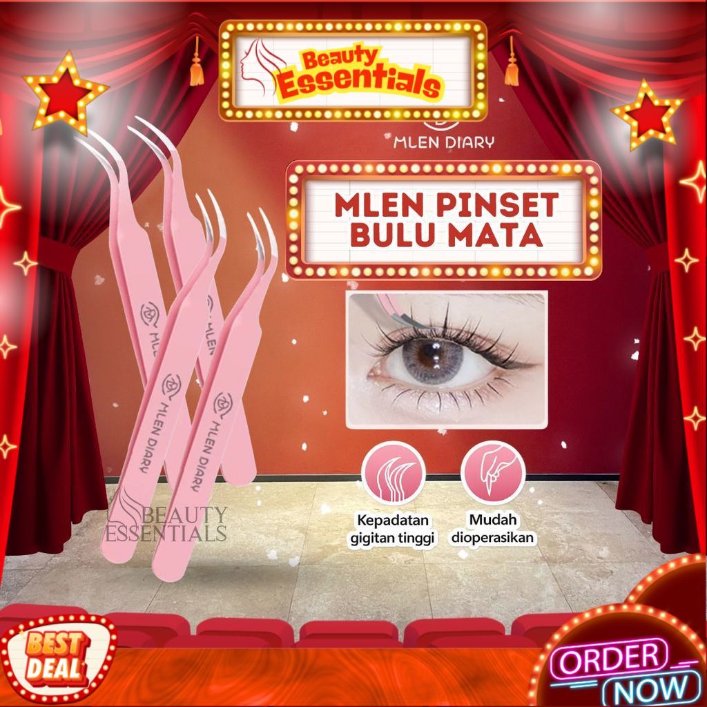 MLEN DIARY - Tweezer |  Pinset Bulu Mata