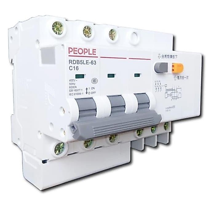 Rccb / Elcb / Rcbo Peopel 3Pole 16A Terbaru 