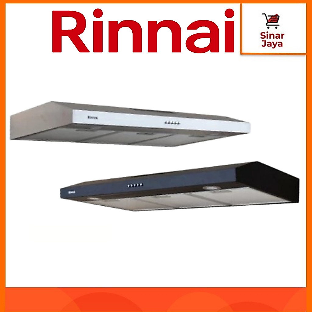 NEW RINNAI RH-229 B / RH-229B / RH-229 SS Cooker Hood Hitam / Stainless (Penghisap Asap Dapur)