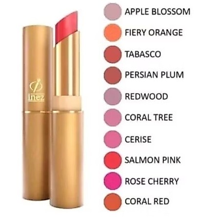 Inez Lipstick Perfect Glow Matte - Coral Tree