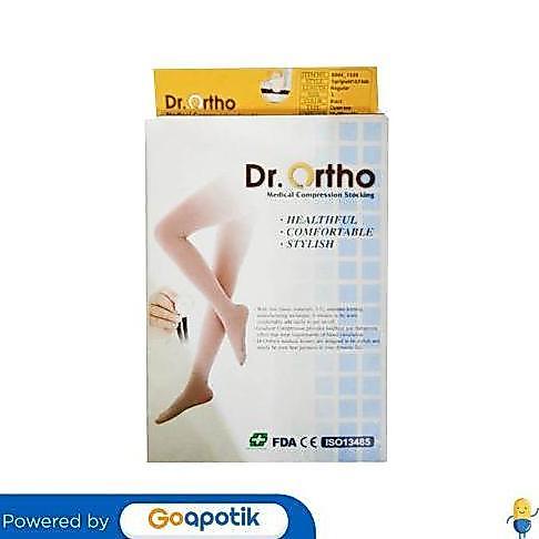 DR. ORTHO 6004 MEDICAL COMPRESSION STOCKING THIGH HIGH 15-20MMHG OPEN TOE SIZE L (TERBAIK) (TERBARU)