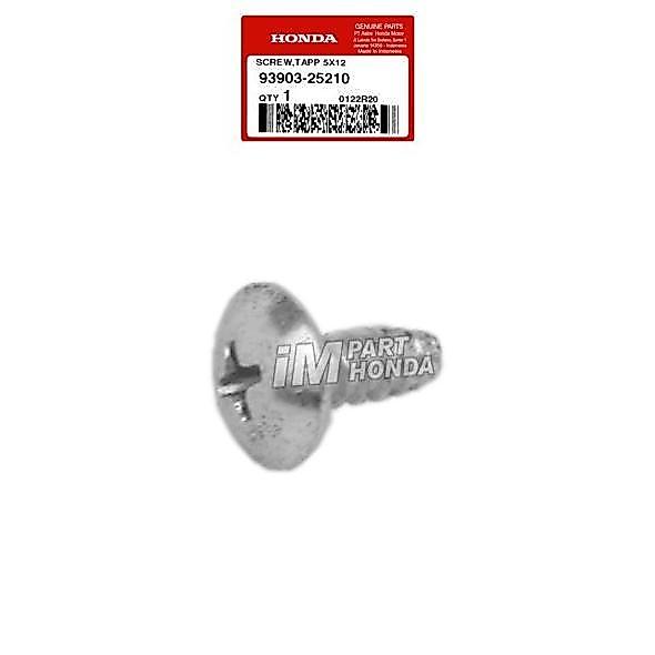 93903-25210 BAUT ULIR DRAT KASAR KECIL PENDEK SCREW TAPPING 5X12