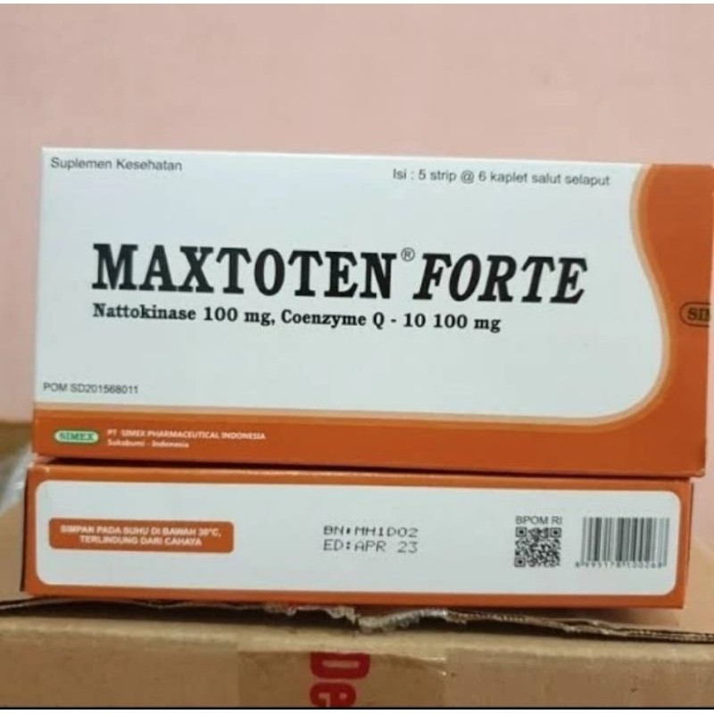 Maxtoten Forte Box isi 30 Caplet