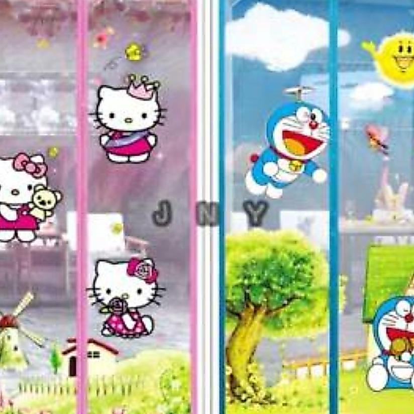Tirai Magnet Baychuan Anti Nyamuk Doraemon