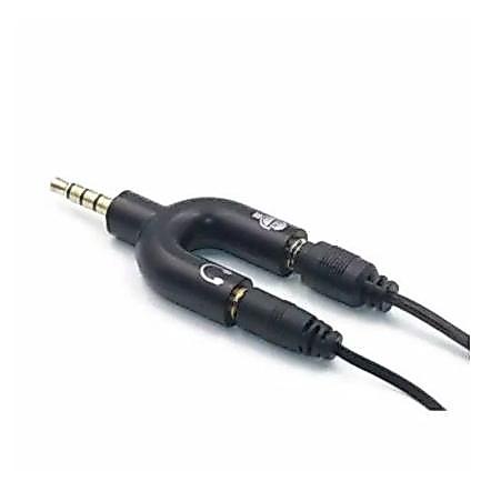 Konverter Jack Y Splitter Aux 3.5Mm To Audio Headset & Mic /Microphone Terbaik