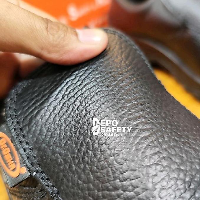 Sepatu Safety Ujung Besi Dr. Osha 3132 Hitam | Sepatu Safety Pria Dr. Osha