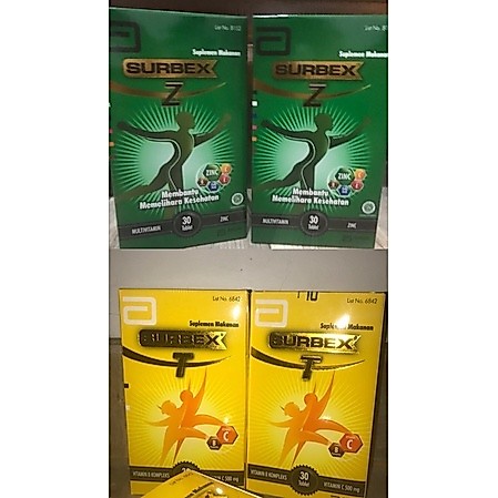 Surbex Z dan Surbex T (isi 30 tablet)