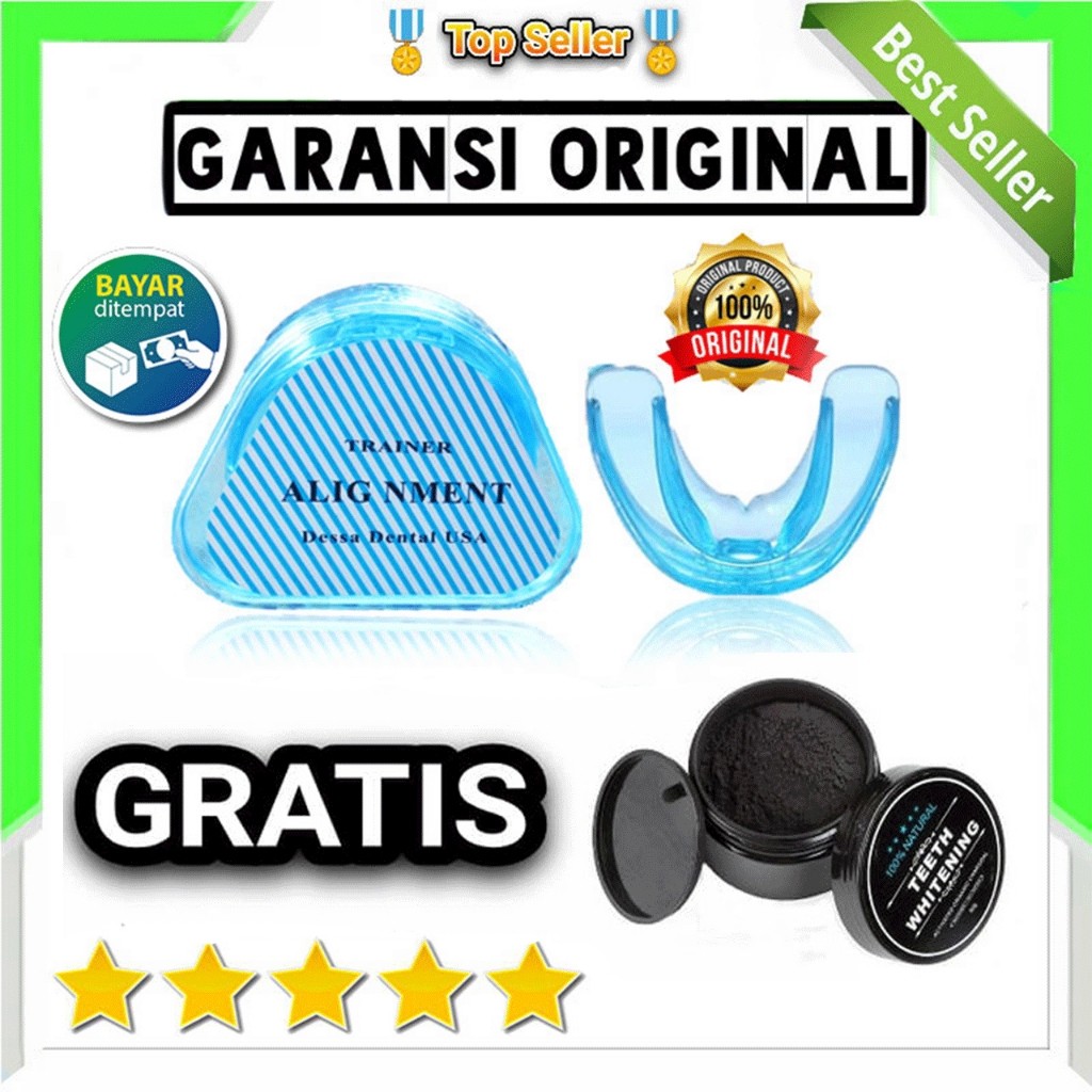 Teeth Trainer Alignment Retainer Perapi Gigi Perapih Original Behel Gigi High Premium _Asli Promo