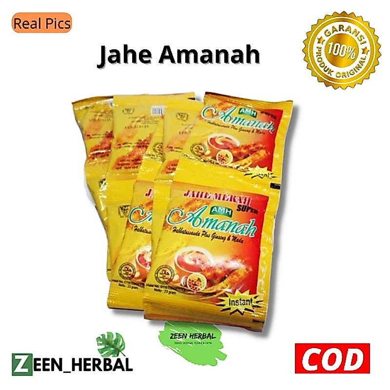 Jahe Amanah Super Amh 10 sacet - jahe renceng Amh