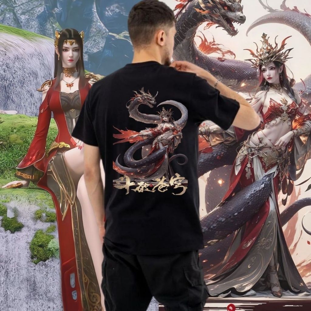 - Kaos Ratu Medusa 2 Cailin 2 BTTH / Kaos Battle Through The Heaven / Cailin / Ratu Medusa / Cotton 
