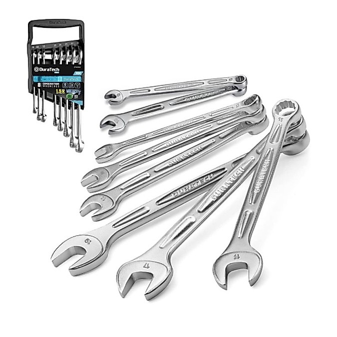 Kunci Ring Pas Kombinasi 8pcs 8-19mm Duratech