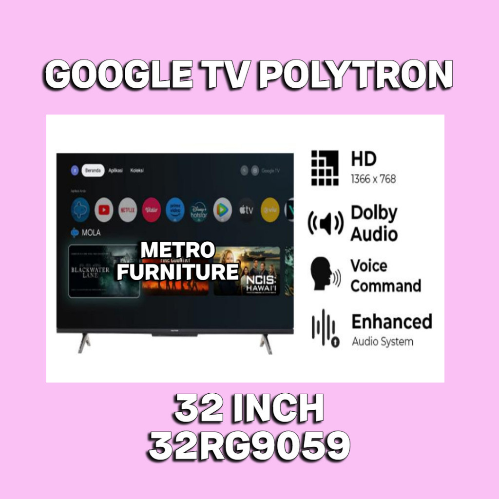 TV POLYTRON SMART GOOGLE TV TV LED POLYTRON GOOGLE TV 32 INCH 32RG5059 TV POLYTRON 32 INCH LED YOUTU