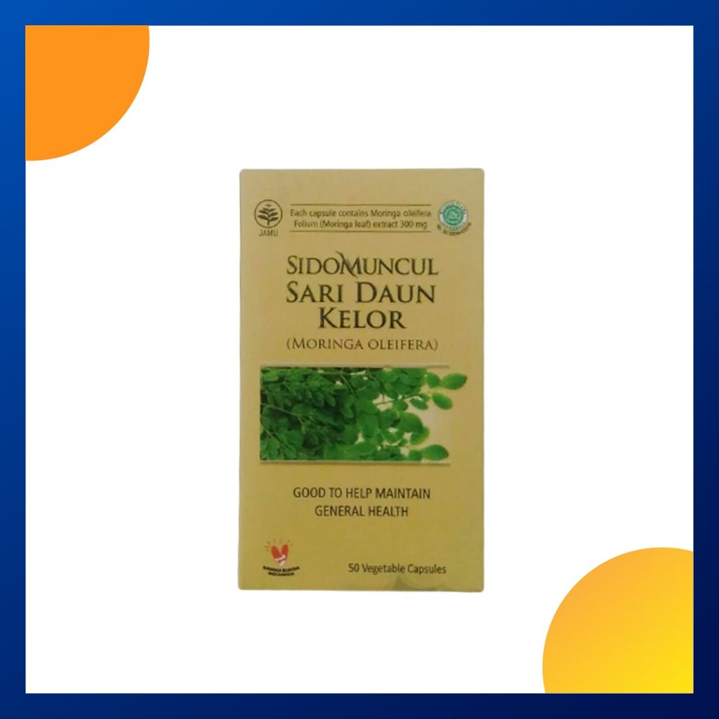 Sidomuncul Sari Daun Kelor Botol 50 Kapsul