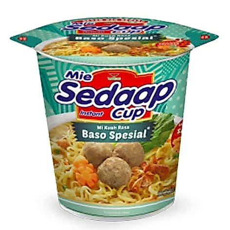 SEDAAP MIE CUP BAKSO 77GR /CUP