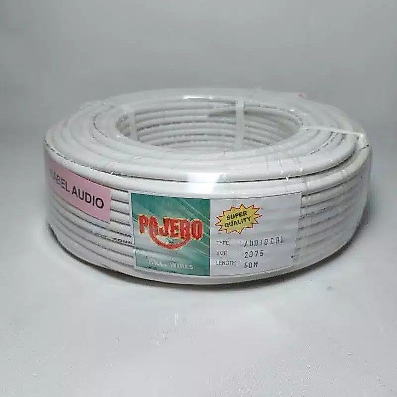 Kabel Listrik 2x0,75 Serabut / Kabel Listrik Murah / Kabel Listrik 50 Meter PAJERO Murah