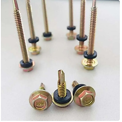 50 pcs SEKRUP ROOFING SEKRUP BAJA RINGAN SEKRUP SDS DRILING KUNCI 8 MURAH BERKUALITAS TAJAM