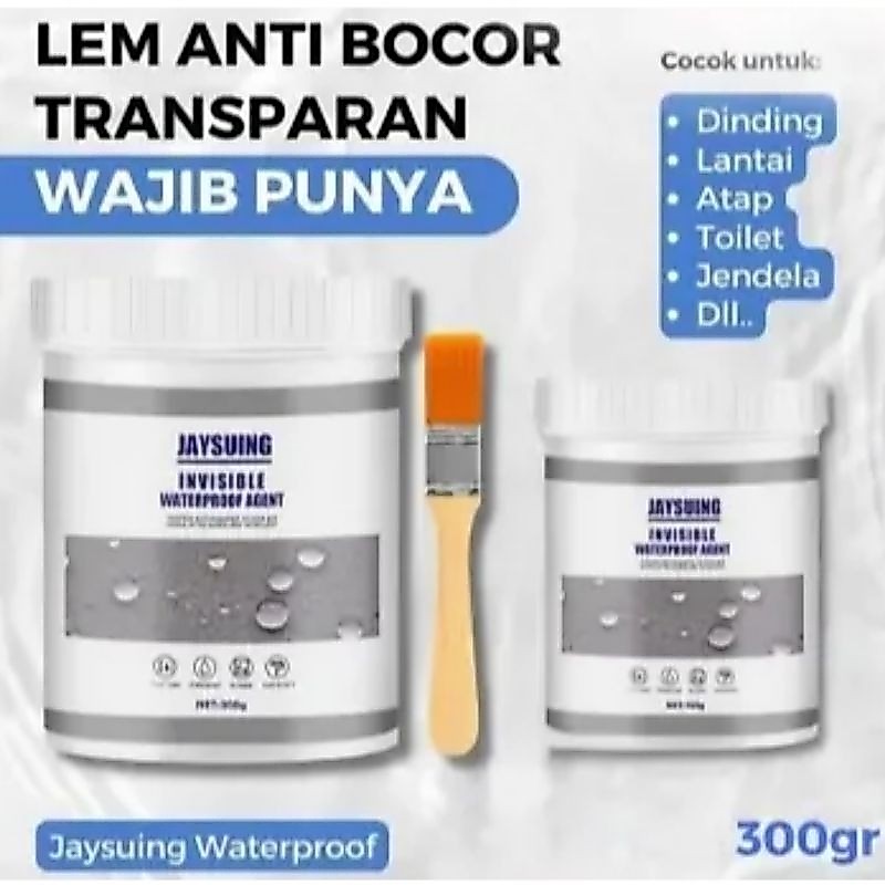 Lem anti bocor transparant lem jaysuing waterproof 100&300gr original jaysuing