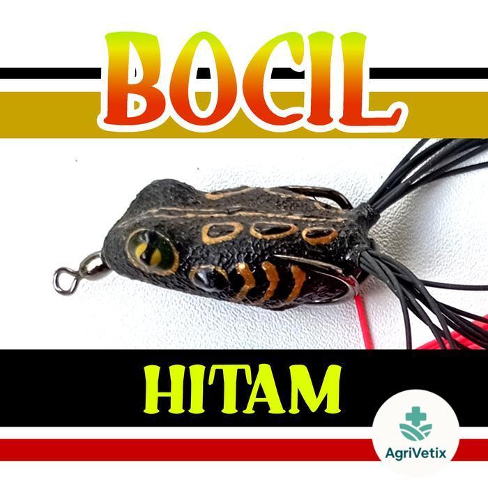 Lure BOCIL skirt thailand by Abi Lure Soft Frog softfrog - Hitam