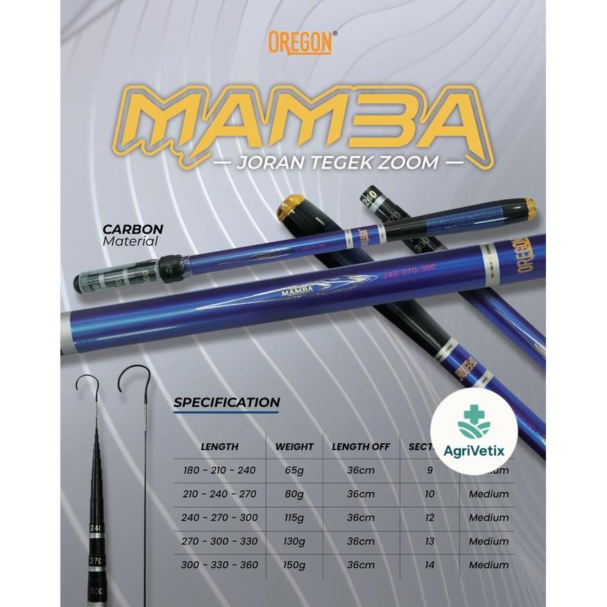 Joran Tegek Zoom Oregon Mamba -  180-210-240cm