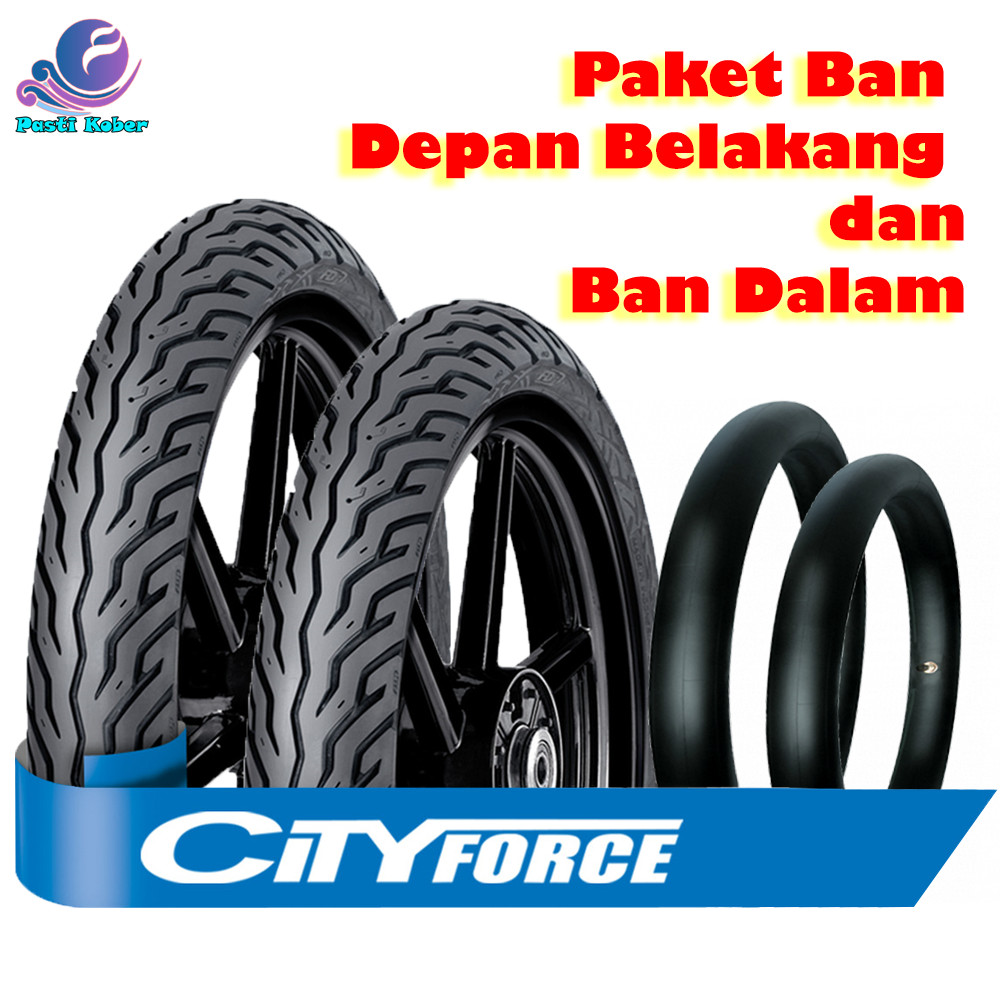 Paket Ban FDR City Force Tubetype Luar Dalam  70/90-17 & 80/90-17