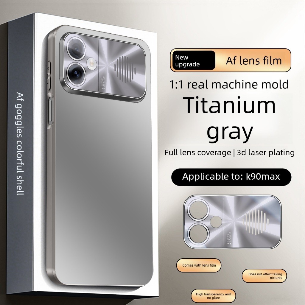 Untuk Xiaomi Redmi K90 K90 Max K90 Pro Max Casing Logam Buram Casing Penutup Belakang Pelindung untu