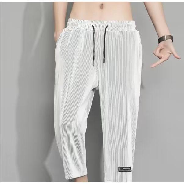 Men's Ice Silk Loose Casual Pants
