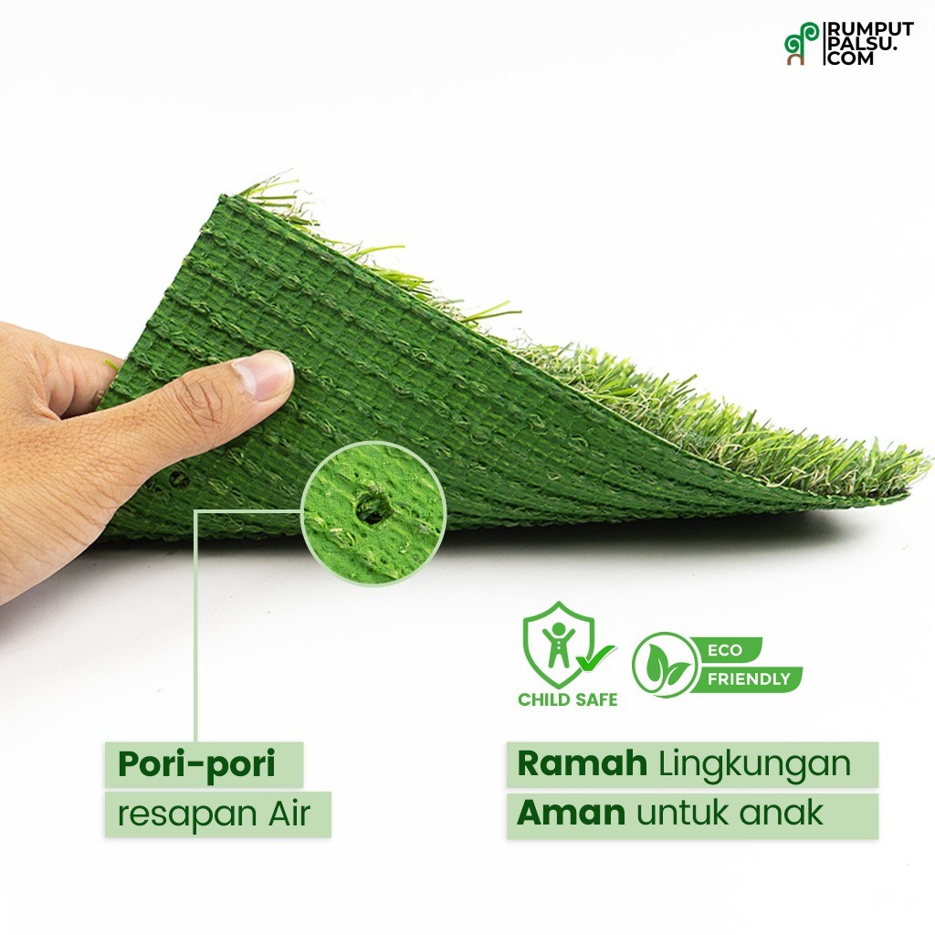 PROMORumput Sintetis Jepang 2cm Per Meter | Rumput Palsu Dekorasi Taman outdoor &  indoor MeteranTER