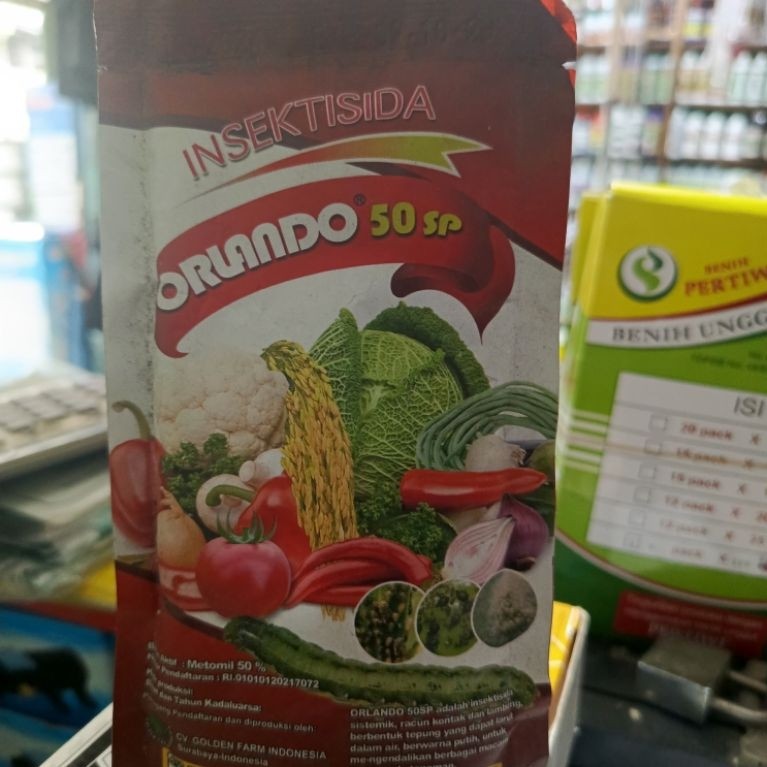 ORLANDO 100GR INSEKTISIDA SISTEMIK METOMIL 50% untuk hama tanaman
