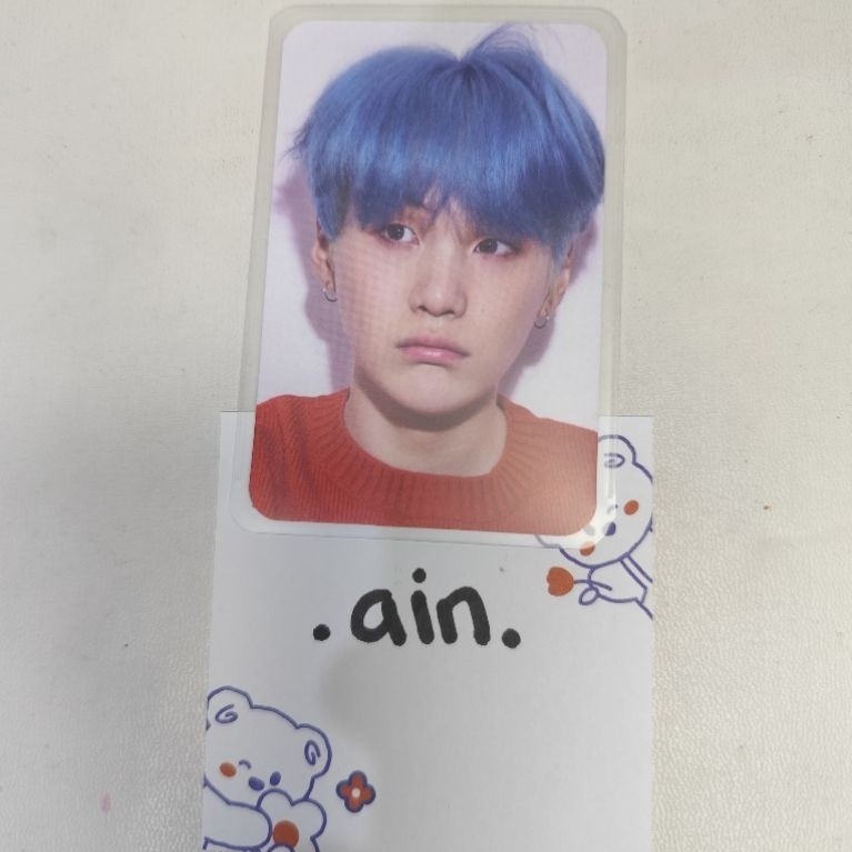 PC VINYL YOONGI SUGA SUNYUN SUGA MANYUN PHOTOCARD
