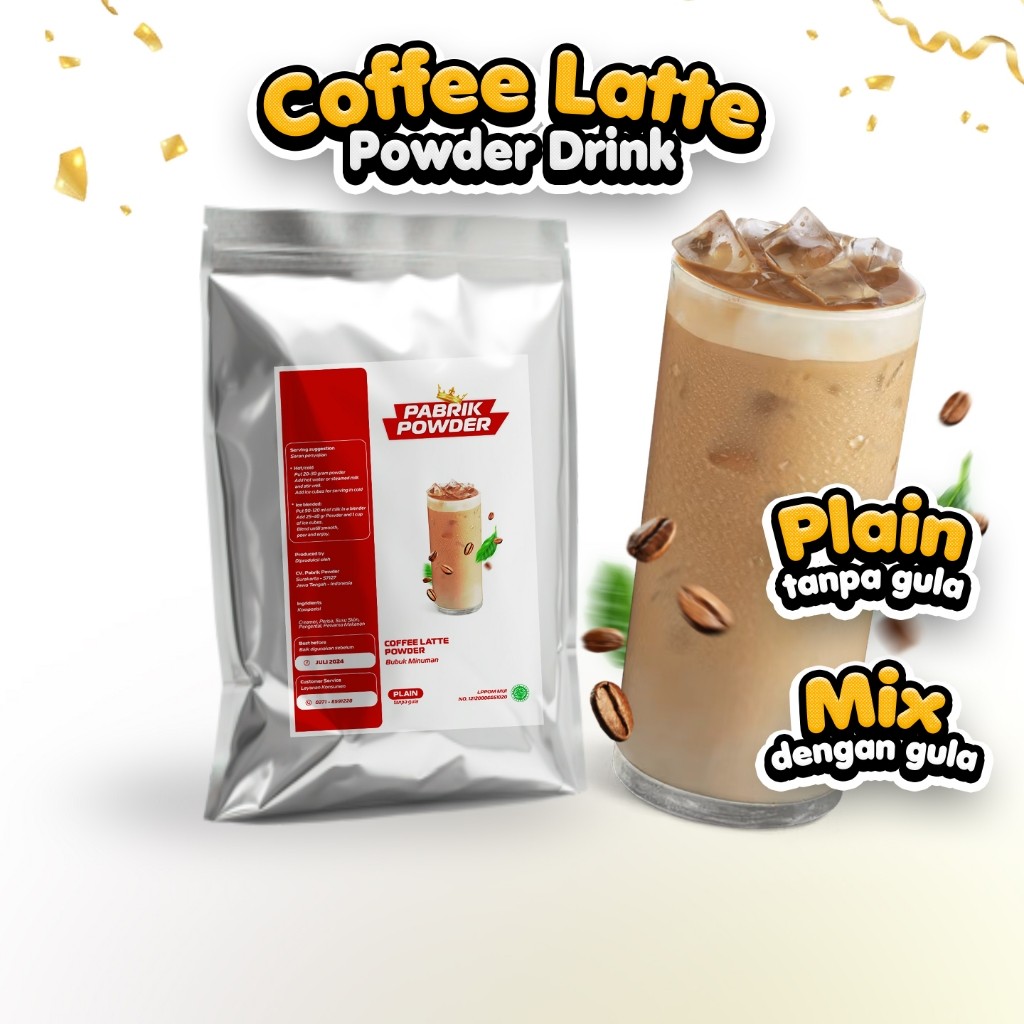 Powder Coffee Latte - Bubuk Minuman Kopi Late , Powder Drink