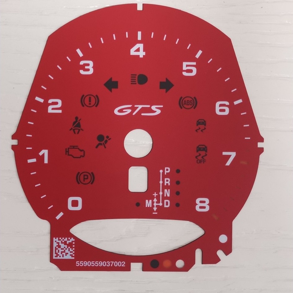 Instrument Panel Color Sticker For Porsche 718 Boxster Dash Overlay
