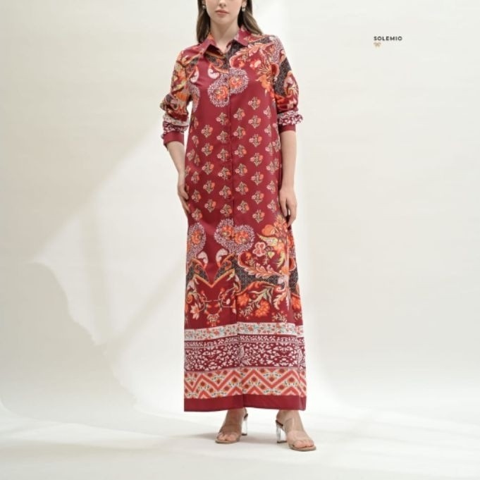 SOLEMIO MAXIDRESS / TERUSAN PANJANG / GAUN PESTA / GAMIS / BAJU MUSLIM  / OUTER PANJANG