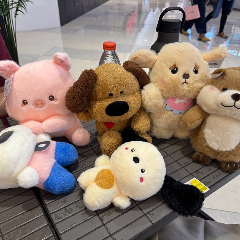 Boneka capit ohsome / kkv / beruang / gajah / kucing / anjing / babi / capybara / tupai