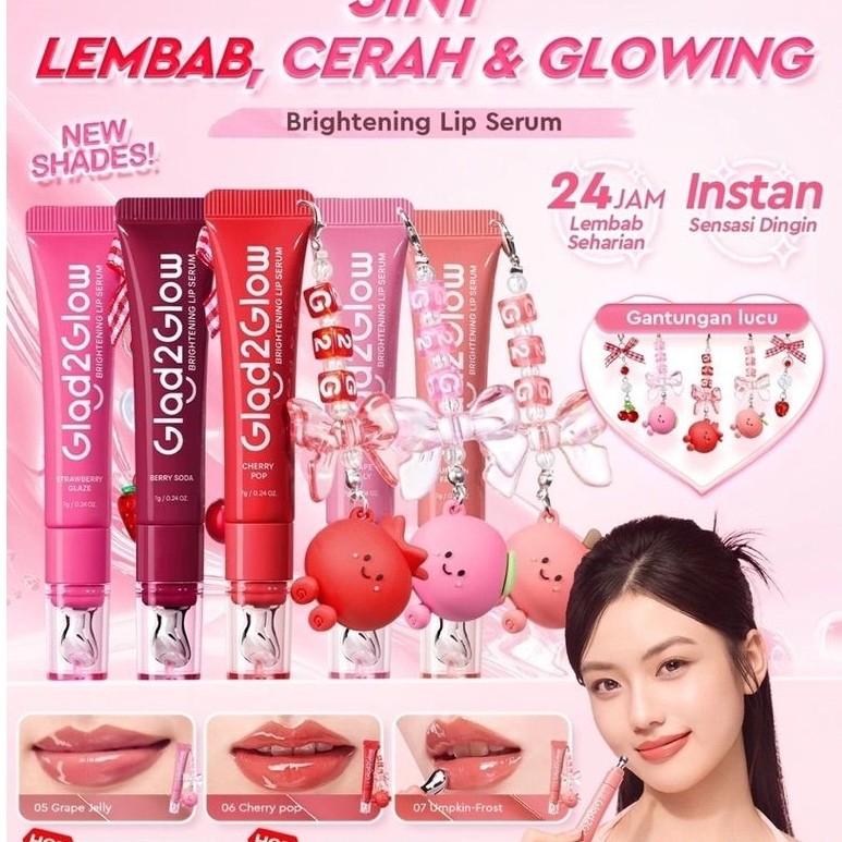 BRIGHTENING LIP SERUM GLAD2GLOW- LIP SERUM G2G