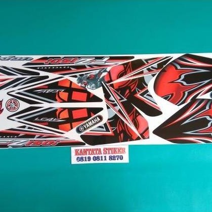 stiker striping vixion nvl fz150i merah