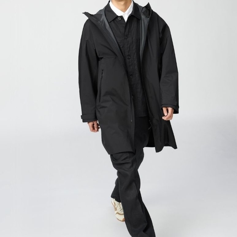 uniqlo blocktech mantel