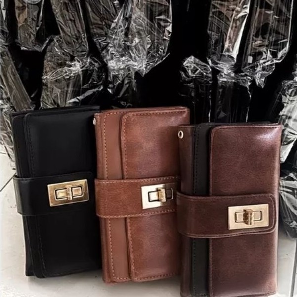 TERBARU DOMPET PANJANG WANITA POLOS/ DOMPET ELVITA POLOS KEKINIAN/ DOMPET CLEVA POLOS/DOMPET MUAT HP