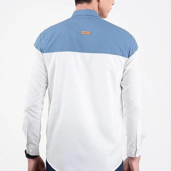 Fadkhera Elzan Baju Kemeja Koko Modern Fadkhera