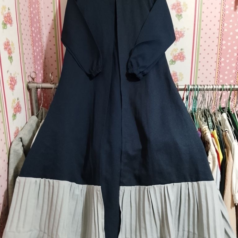 GAMIS ANAK NAVY+ABU