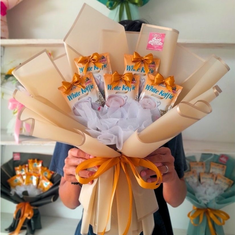 BUKET KOPI/BUKET KOPI MINI/BUKET WISUDA/BUKET PERPISAHAN/BUKET MURAH