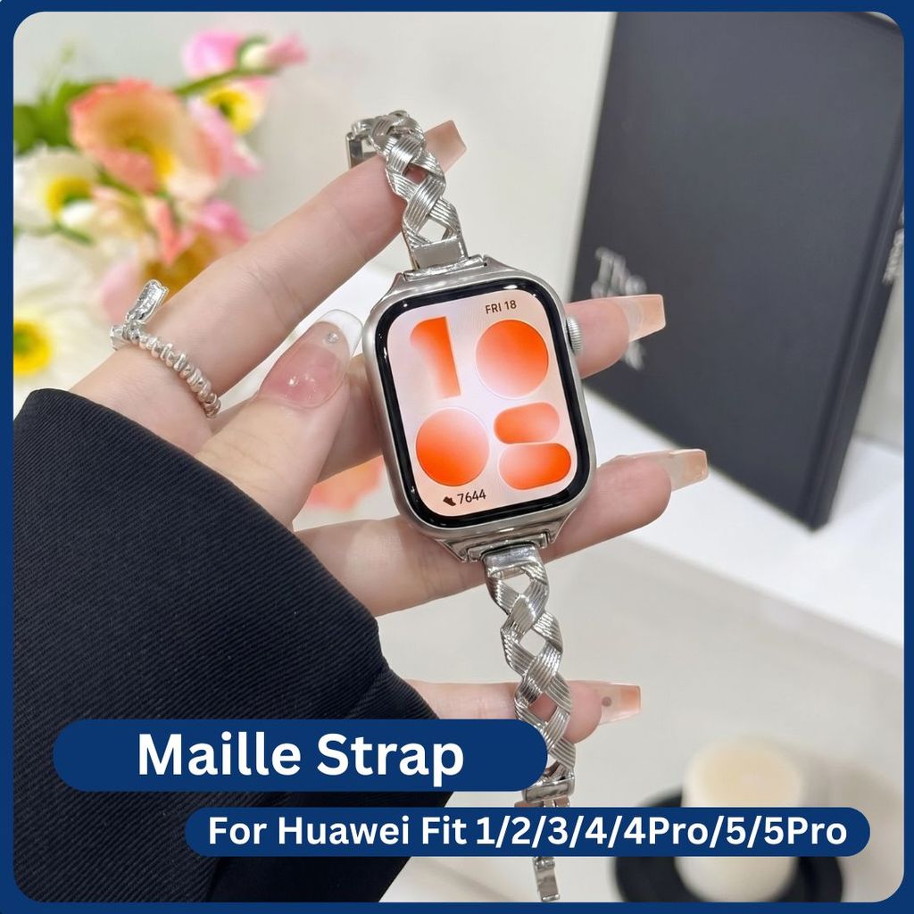 Maille Strap for Huawei Fit 1 Huawei Fit 2  Huawei Fit 3 Huawei Fit 4  Huawei Fit 4 Pro Huawei Fit 5